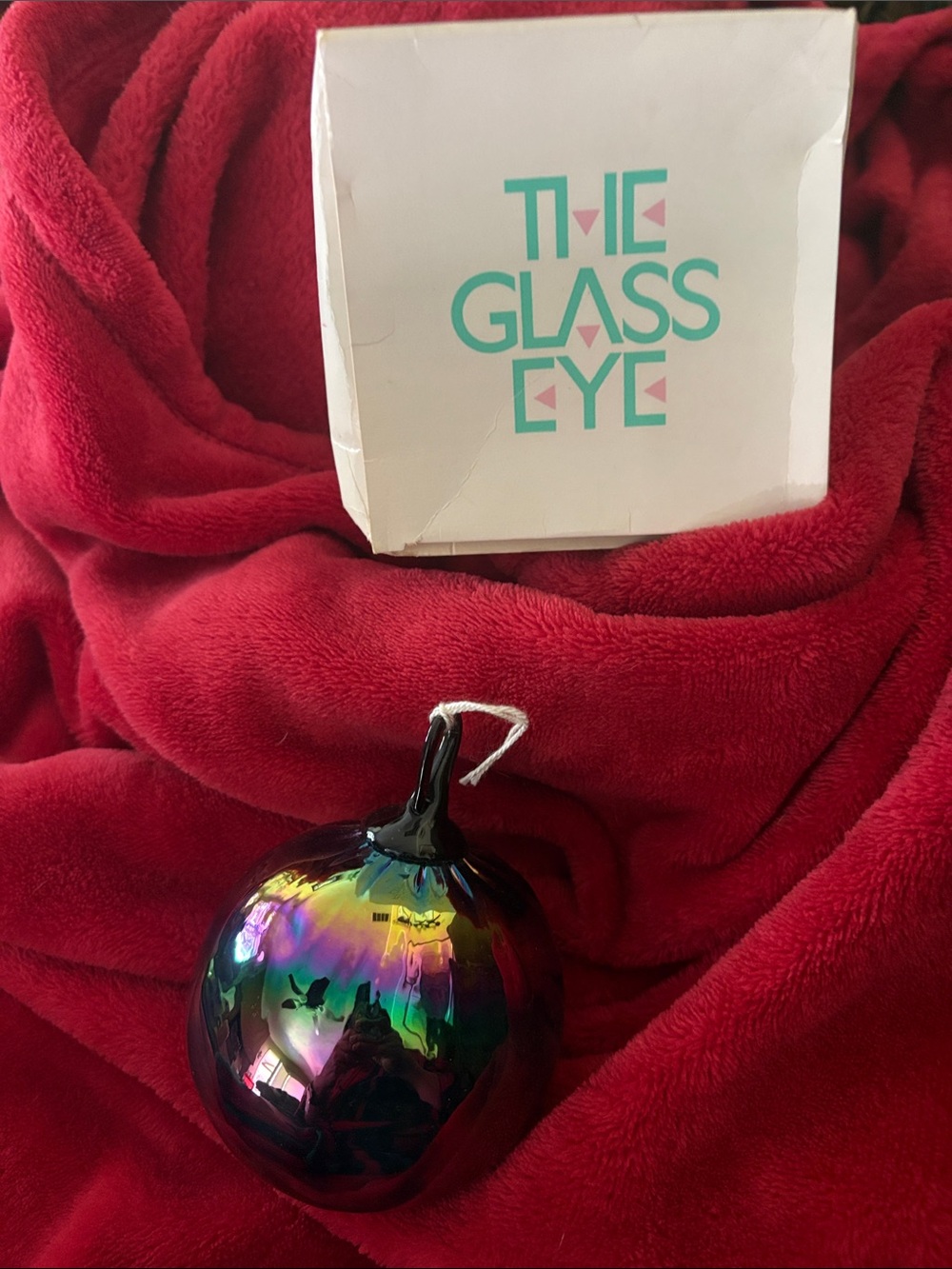 The Glass Eye Glass Ornament - Multicolor